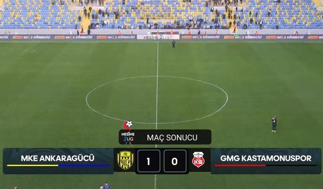 Kastamonuspor, puanları Ankara’da bıraktı