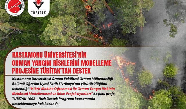 Kastamonu Üniversitesi’nin risk projesine TÜBİTAK desteği