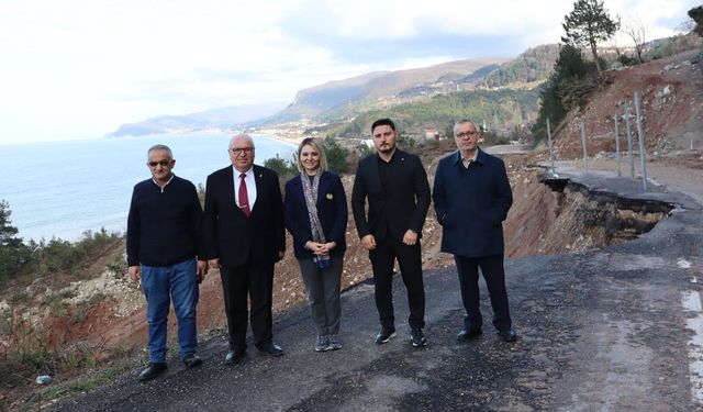 Milletvekili Ekmekci Cide’de incelemelerde bulundu