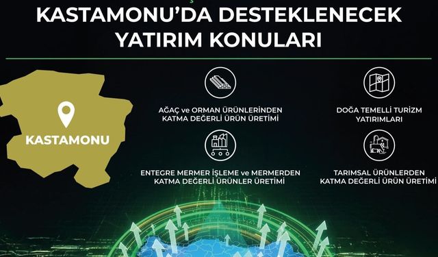 Tosya, İnebolu ve Taşköprü'de yatırım toplantıları yapılacak