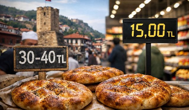 Zincir marketteki 15 TL'lik pide Kastamonu'yu karıştırdı