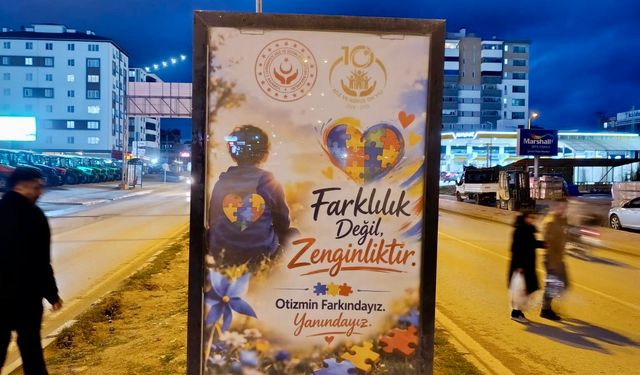 Otizm farkındalığı Kastamonu’nun dört bir yanına taşındı