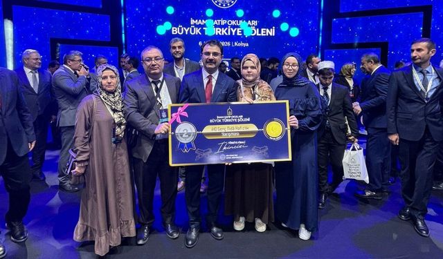 Kastamonulu öğrenci hafızlık yarışmasında Türkiye ikincisi oldu
