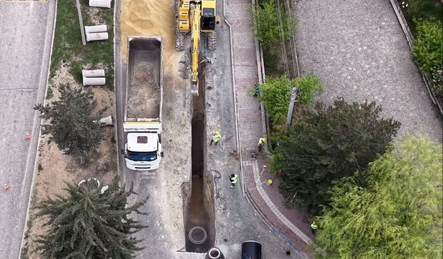 Kuzeykent’te kazı çalışması elektrik hattını kopardı