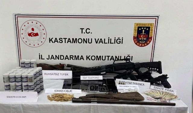 Kastamonu Jandarmasından büyük operasyon: 24 gözaltı