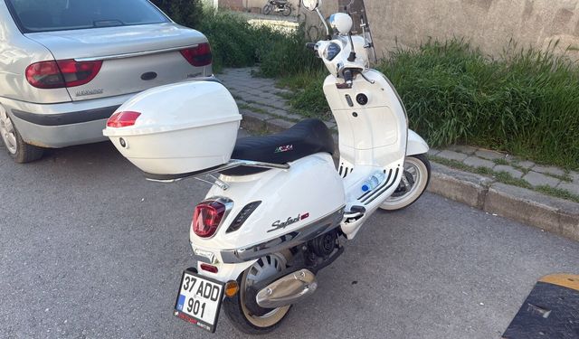 Tosya’da motosikletli sürücü ölümden döndü