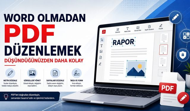 Word Olmadan PDF Düzenlemek Düşündüğünüzden Daha Kolay