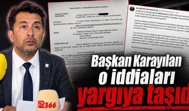 Başkan Karayılan o iddiaları yargıya taşıdı