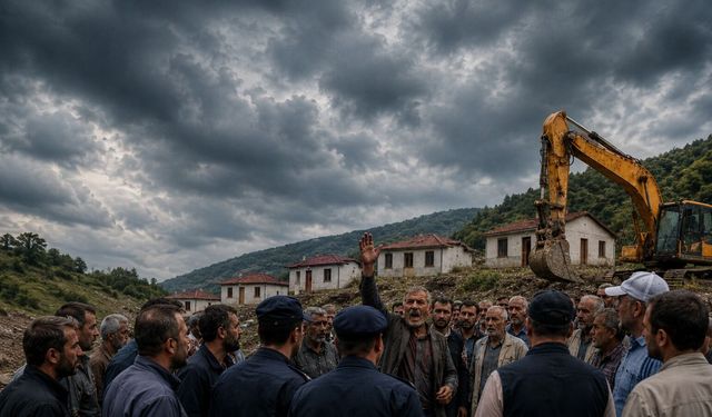 Bozkurt’ta afet evleri gerginliği: Yıkım çalışmaları durduruldu!