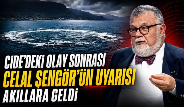 Cide’deki olay sonrası Celal Şengör’ün uyarısı akıllara geldi