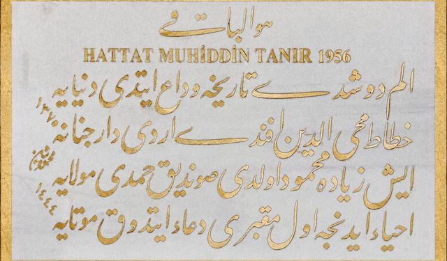 Kastamonulu Hattat Tanır’a büyük vefa