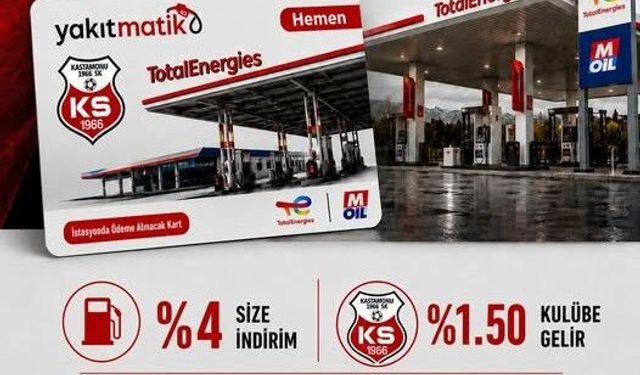 Kastamonuspor kartı ile hem taraftar hem kulüp kazanacak