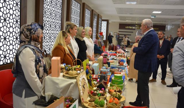 KEAH'ta el sanatları görücüye çıktı