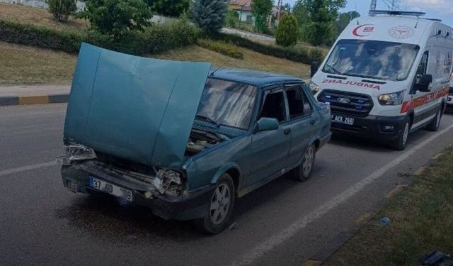 Taşköprü çevre yolunda kaza