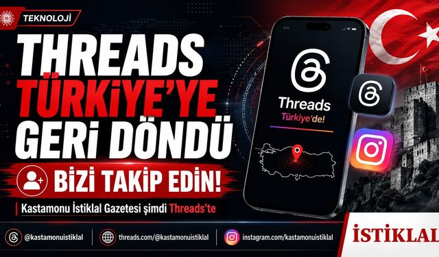 Threads Türkiye'ye geri döndü, bizi takip edin!