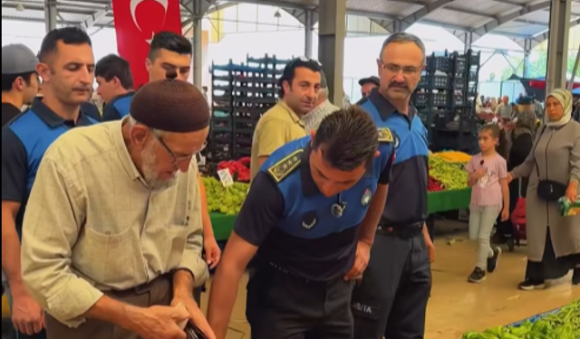 Tosya Belediyesi’nden pazar yerinde sıkı denetim