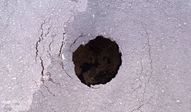 Tosya yolunda korkutan görüntü!