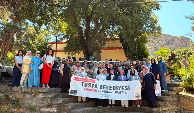 Binlerce Tosyalı ücretsiz turla Amasya’yı gezdi