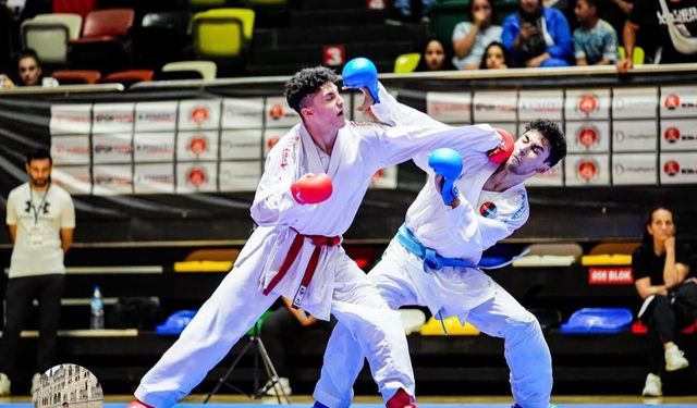 Cideli Rüzgar, karate pistinde esti