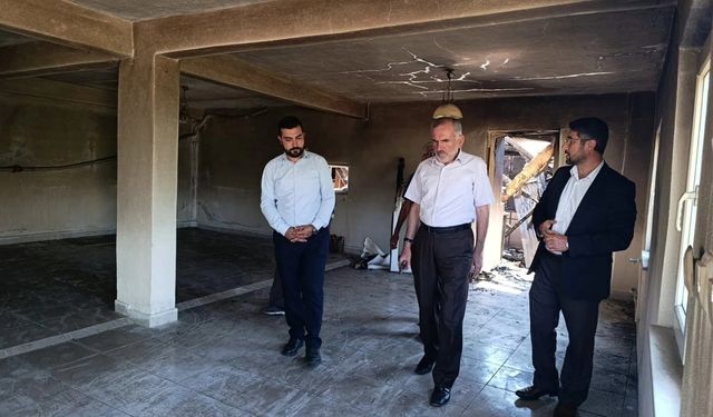 Daday’da yangının izleri siliniyor: Müftü Derin'den yerinde inceleme