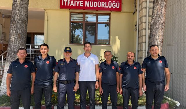 İlçe Jandarma Komutanı'ndan veda ziyareti