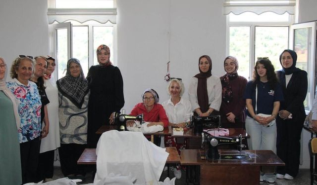 İnebolu’da Halk Eğitim kurslarına anlamlı ziyaret
