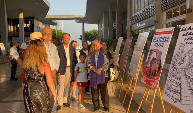 Kastamonu Üniversitesi öğrencilerinin sergisi Mersin Marina’da açıldı