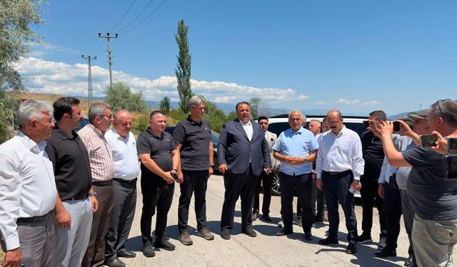 Tosya’yı Çorum’a bağlayacak projeye yerinde inceleme
