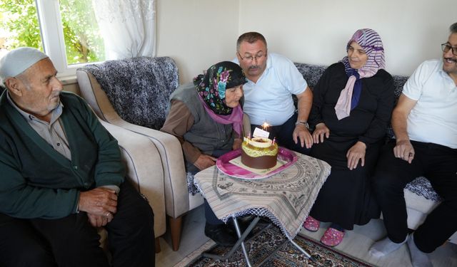 Kastamonu’da 100. yaşa davullu zurnalı kutlama