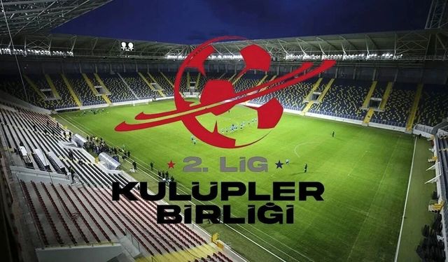 2. Lig Kulüpler Birliği'nden TFF'ye dikkat çeken 'bahis' başvurusu