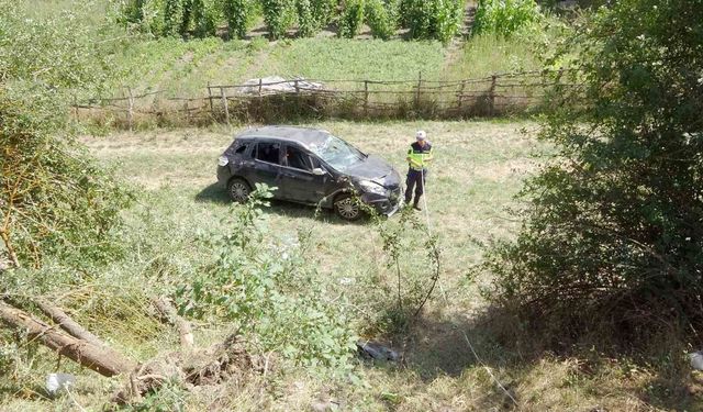 Kastamonu’da otomobil 20 metrelik şarampole uçtu: 4 yaralı