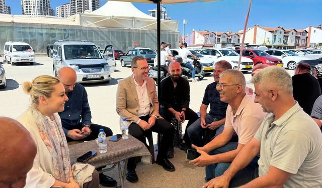 AK Parti heyetinden Galericiler Sitesi’ne ziyaret