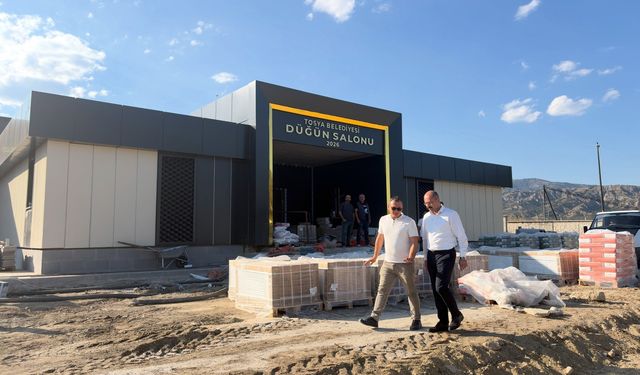 Tosya'nın yeni düğün salonunda sona gelindi