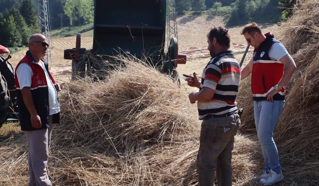Çatalzeytin'de üreticilere anız yangını eğitimi