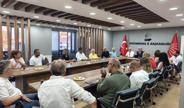 CHP Kastamonu’da yeni yönetim ilk toplantısını yaptı