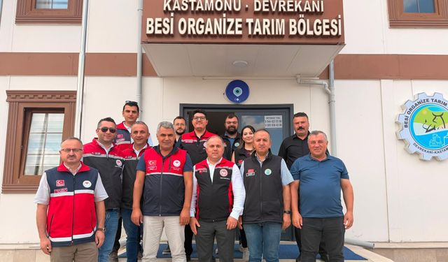 Çorum heyeti Devrekani Besi OTB’de çalışmaları inceledi