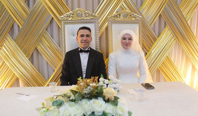 Demircioğlu ve Tekinışık ailelerinin mutlu günü
