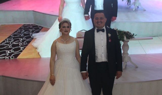 Şerife ile Ozan çifti dünyaevine girdi