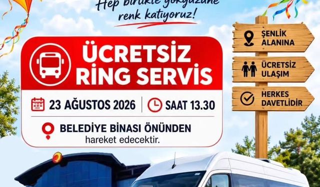 Kastamonu Belediyesi'nden Uçurtma Şenliği için ücretsiz ring seferi