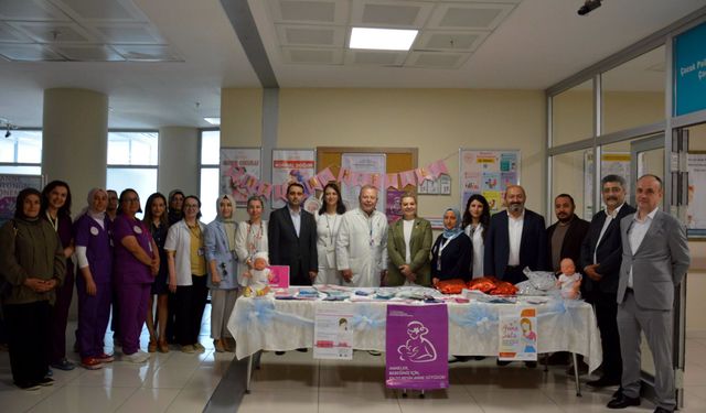 Kastamonu EAH'ta emzirme haftası standı açıldı