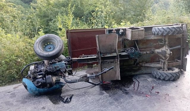 Kastamonu'da "pat-pat" devrildi: 1 yaralı
