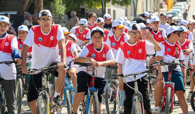 Taşköprü'de festival coşkusu pedallara yansıdı