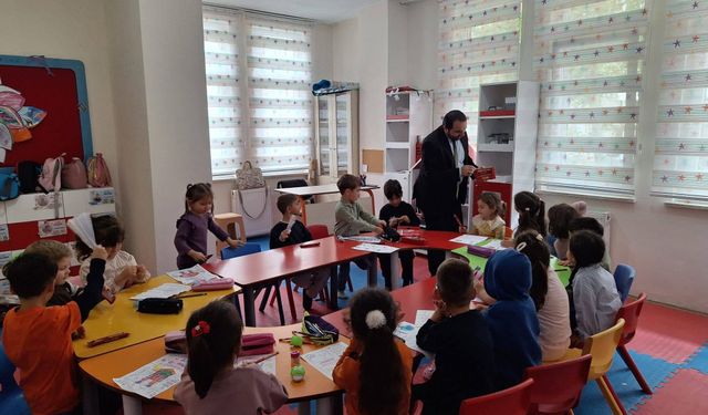 Cide’de minikler dini eğitimle en küçük yaşta tanışıyor!