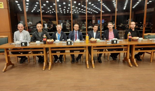Cide’nin sevilen müdürüne duygusal veda gecesi