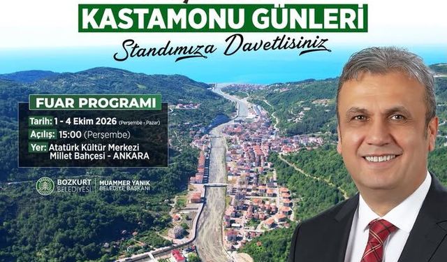 Bozkurt, Başkent’te Kastamonulularla buluşacak