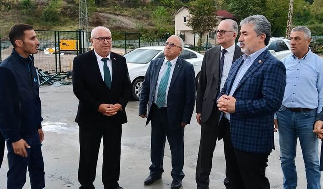 Cide’de kritik temaslar: Doğalgaz ve hastane masaya yatırıldı