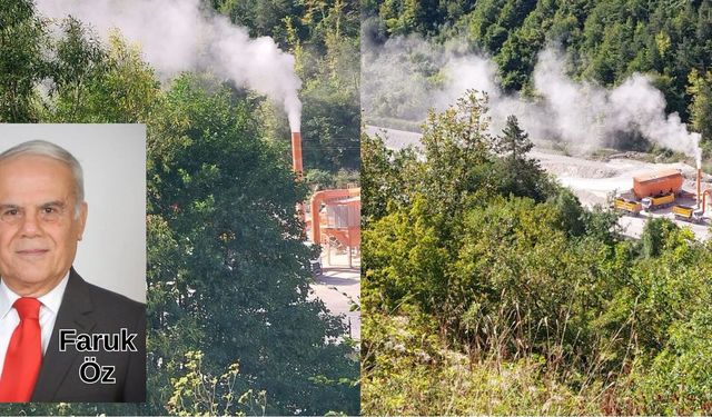 İnebolu’da asfalt plentine tepki