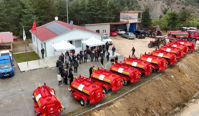 Devrekanili orman köylüleri sulama tankerlerine kavuştu