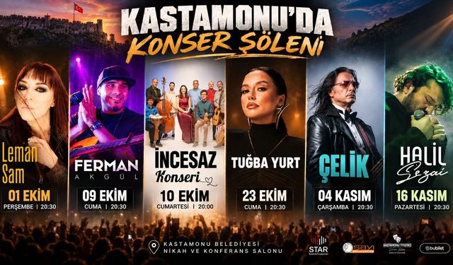 Kastamonu Tiyatro, Kastamonuluları müziğe doyuracak