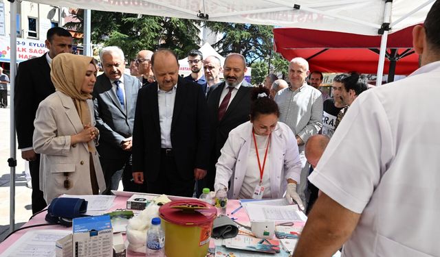 Kastamonu'da 'Halk Sağlığı Sokağı' kuruldu